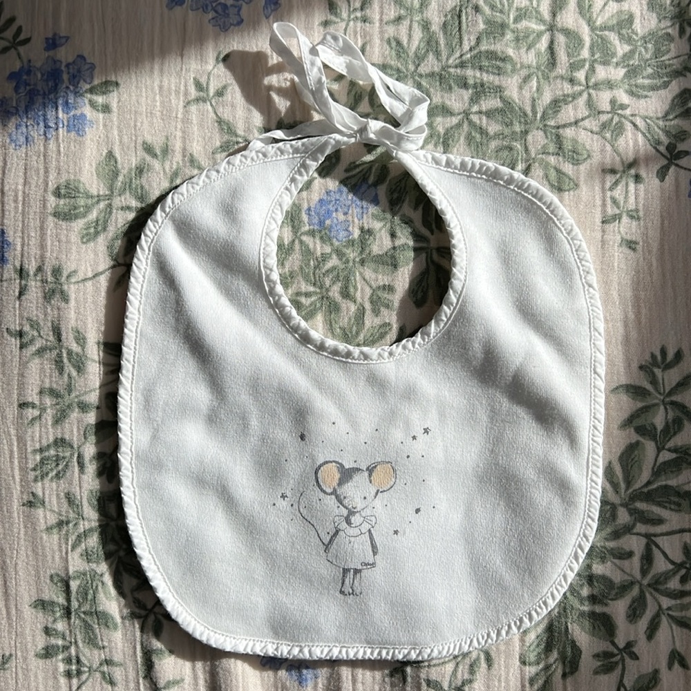 Chloe Baby Mouse Bib size 9 months